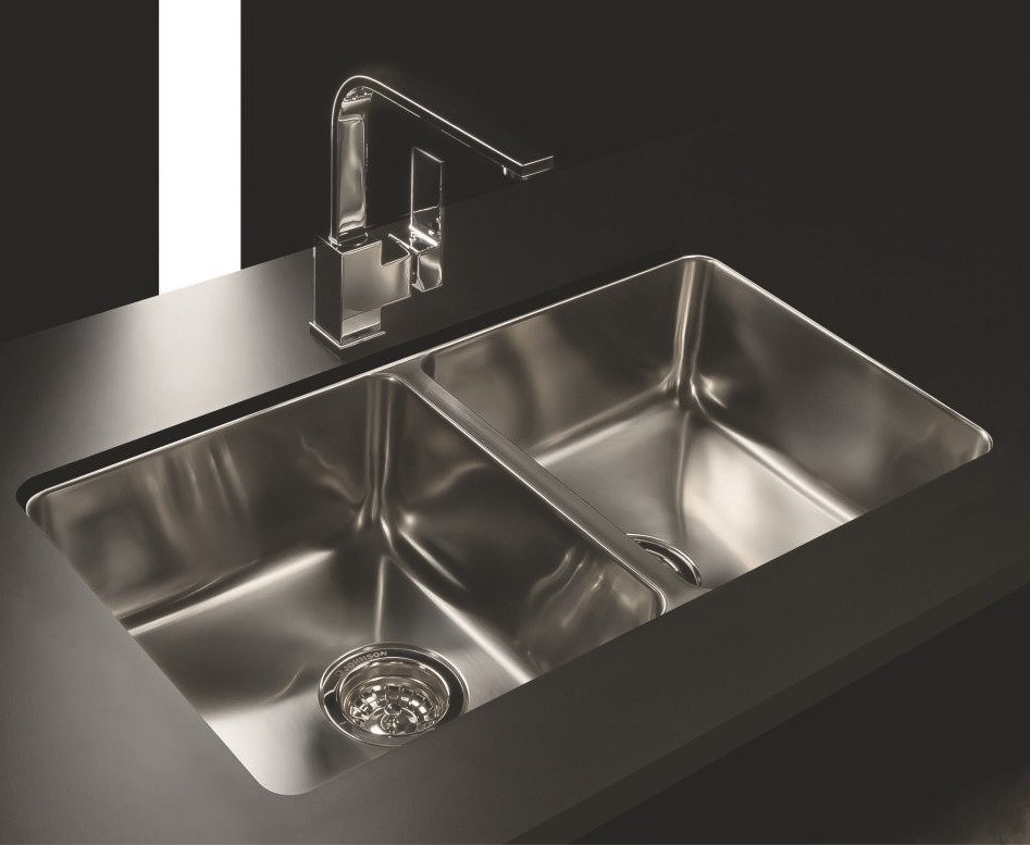 Bacha Acero Johnson Quadra-Q76-Q37-Q37 Doble Marmoleria Giacomo Portaro