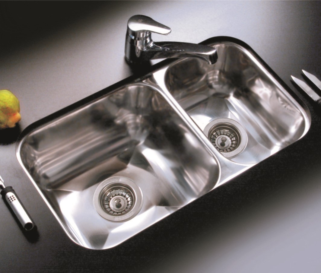 Bacha Acero Johnson R37 Doble Marmoleria Giacomo Portaro Planos