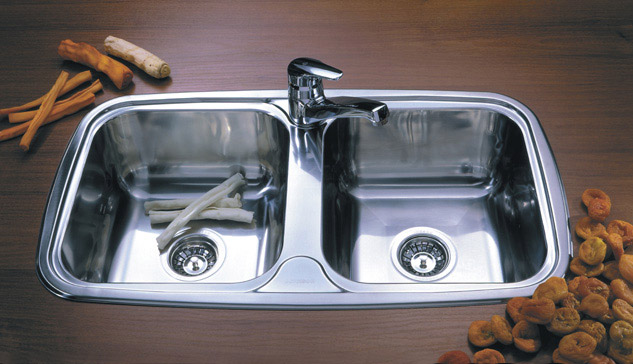 Bacha Acero Johnson Zara-D84A Doble Marmoleria Giacomo Portaro